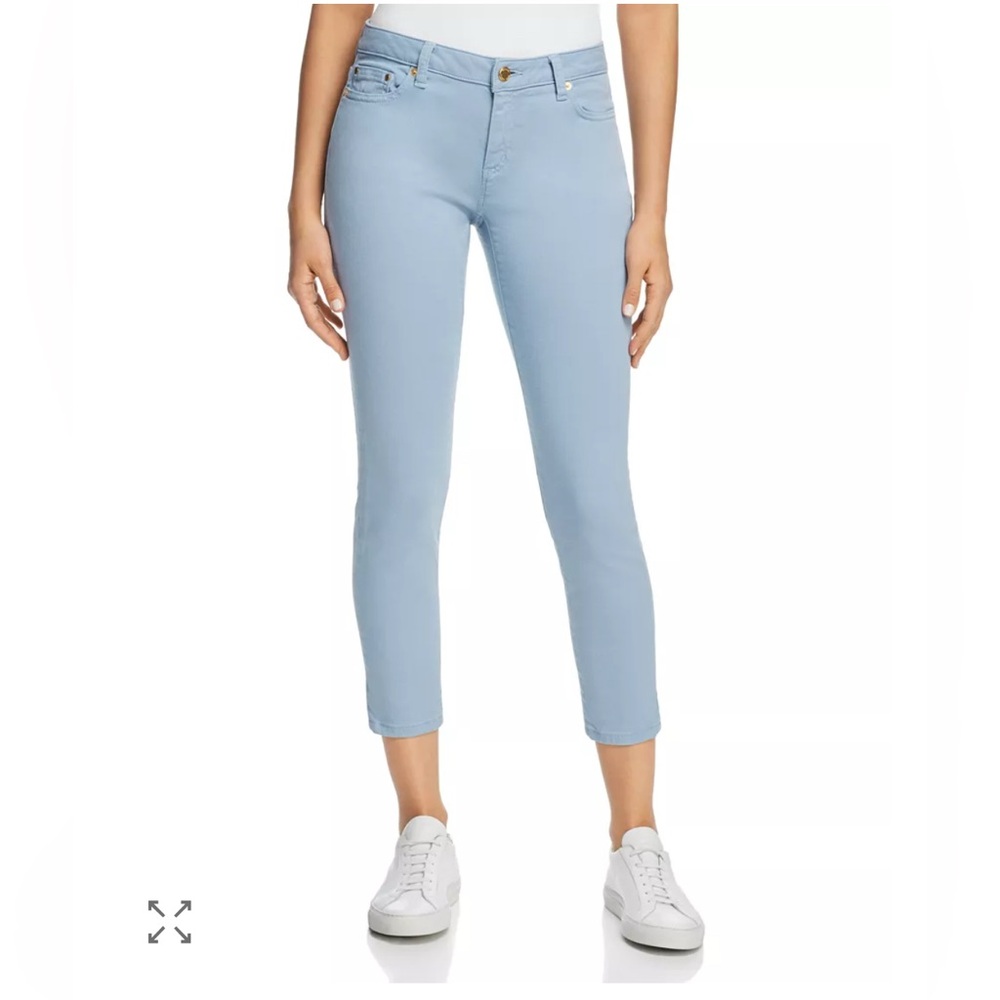 Michael Kors Size 10 Izzy Ankle Skinny Jeans in Chambray Light Blue